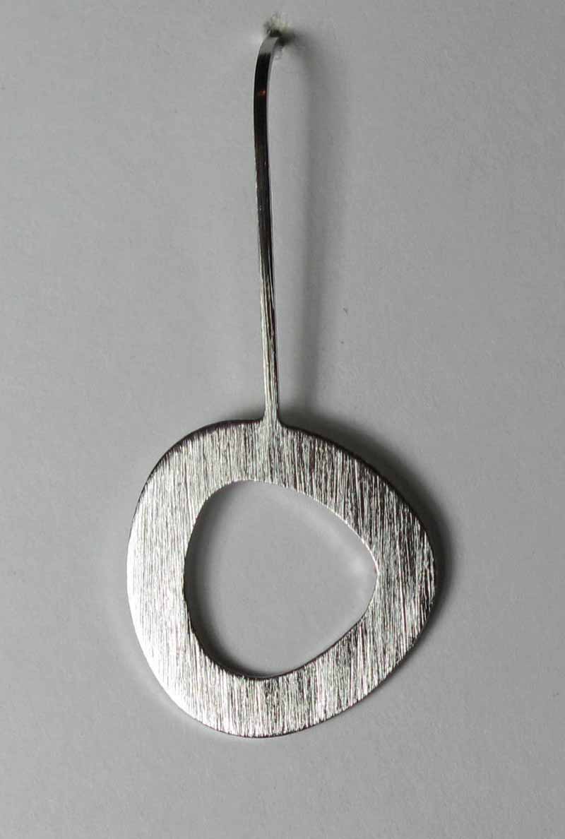 Single Circle Earring in Stainless Steel